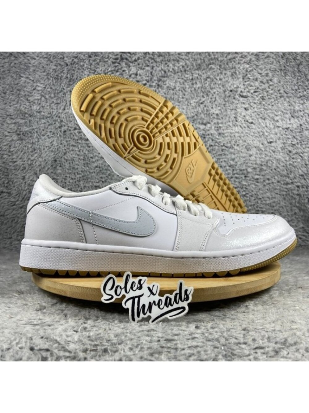 Air Jordan 1 Low Golf Spikeless Size 13 Men White Gum DD9315-111
